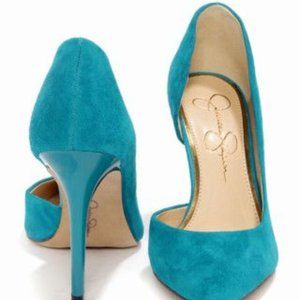 Jessica Simpson Claudette Cerulean Suede D'Ors